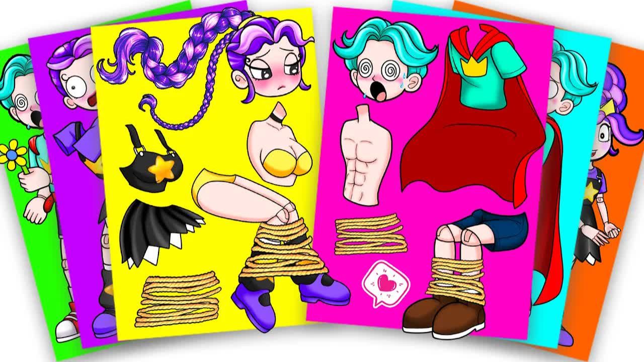 СПАСАЕМ ЛИЛИ ЛАВБРЕЙДЗ И РОРИ РЕДКЕЙП — POPPY PLAYTIME 5 — СТИКЕРБУК СДЕЛАЙ САМ смотреть онлайн