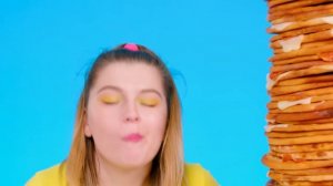 100 Слоев Еды Челлендж # Смешные Моменты от Fun Challenge