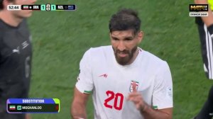 Замена в сборной Ирана в матче Иран - Новая Зеландия, ЧМ по Футболу 2026