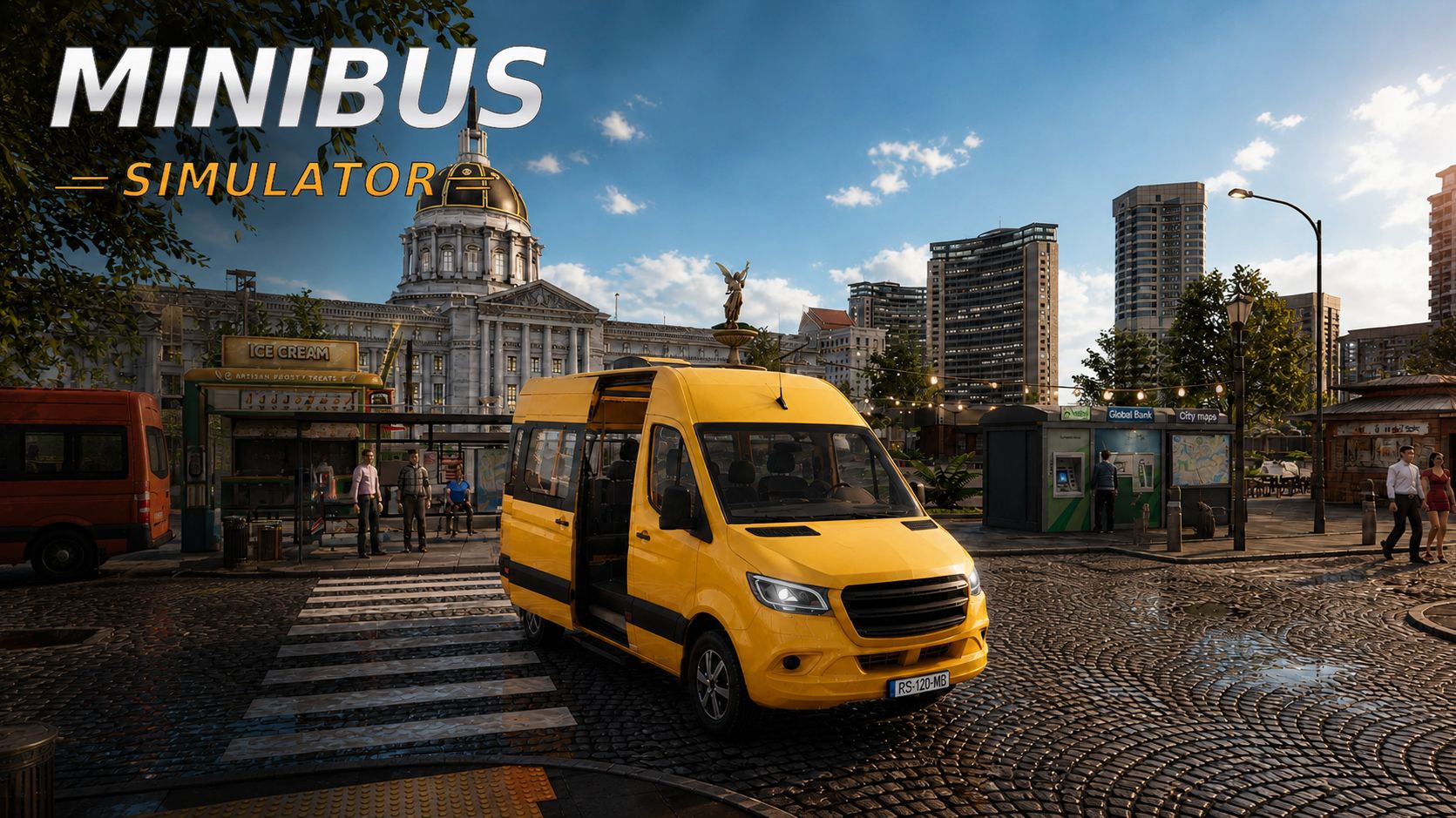 🚌 Minibus Simulator Demo | Будни водителя маршрутки в курортном городе | Первый рейс