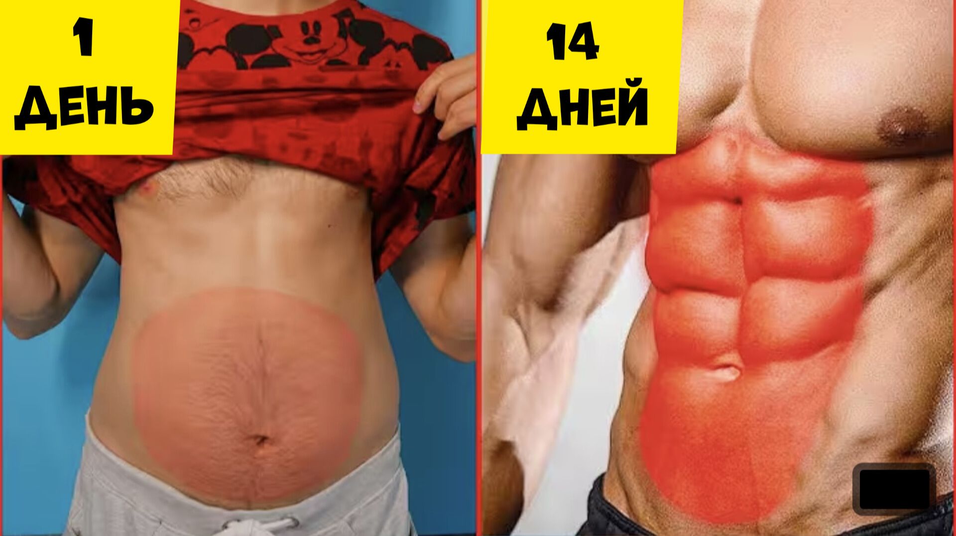 Накачать Пресс | Убрать Живот | Убрать Жир | 10 Упражнений Дома
