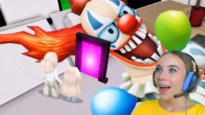 МЫ ЗАЛЕЗЛИ В ГОЛОВУ ЗЛОГО КЛОУНА В БРУКХЕЙВЕН в ROBLOX! С АЛЁНОЙ