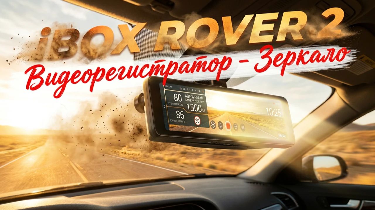 РЕГИСТРАТОР в формате - ЗЕРКАЛО: IBOX ROVER 2: Обзор и обновление