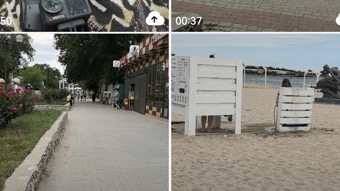 Черноморское .Прогулка к морю .Тестирую новую камеру.
