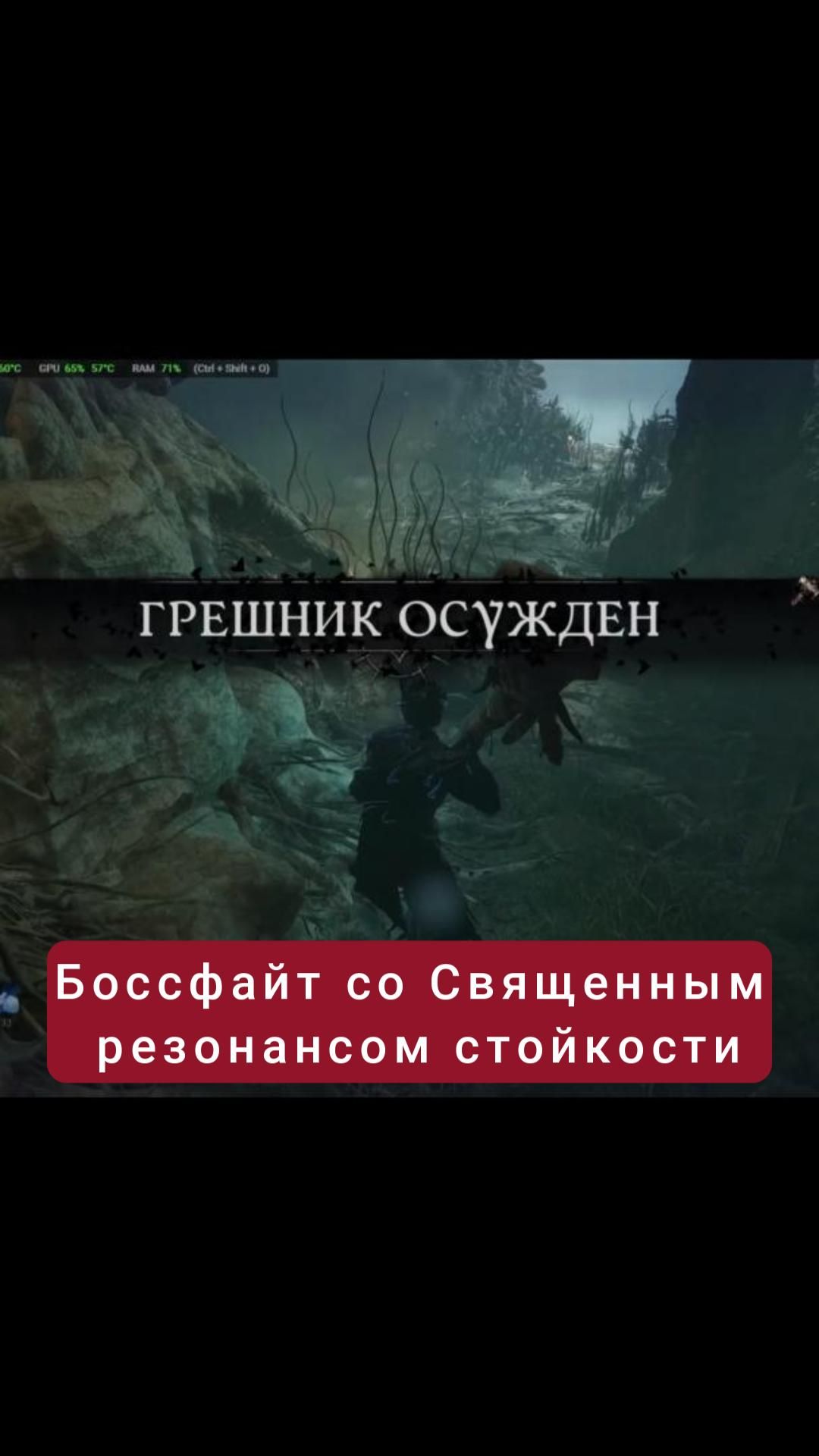 Боссфайт со Священным резонансом стойкости | #lordsofthefallen #games #soulslike