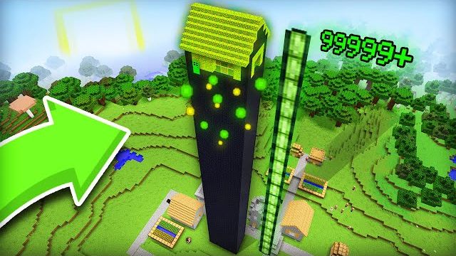 АДМИН ПОСТРОИЛ НЕБОСКРЁБ ИЗ ОПЫТА В НАШЕЙ ДЕРЕВНЕ В МАЙНКРАФТ | Компот Minecraft смотреть онлайн
