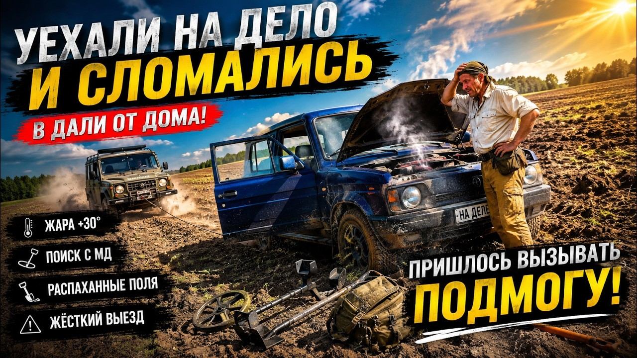 СЛОМАЛИСЬ В ПОЛЕ ВДАЛИ ОТ ДОМА! ЖЁСТКИЙ ВЫЕЗД НА ДЕЛО! смотреть онлайн