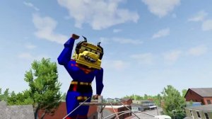 Новая гонка с огромным Маккуином против машин спортивных в Beamng Drive