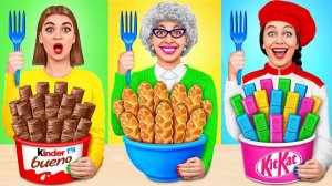 Кулинарный Челлендж# Я против Бабушки # Сумасшедший челлендж