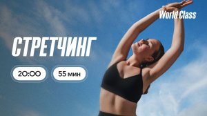 СТРЕТЧИНГ с Еленой Румянцевой | 21 июня 2026 | Онлайн-тренировки World Class