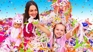 Необычный сюрприз для Беби Бон Лины: бумажная вечеринка от Майи 🎉📄 | Для детей