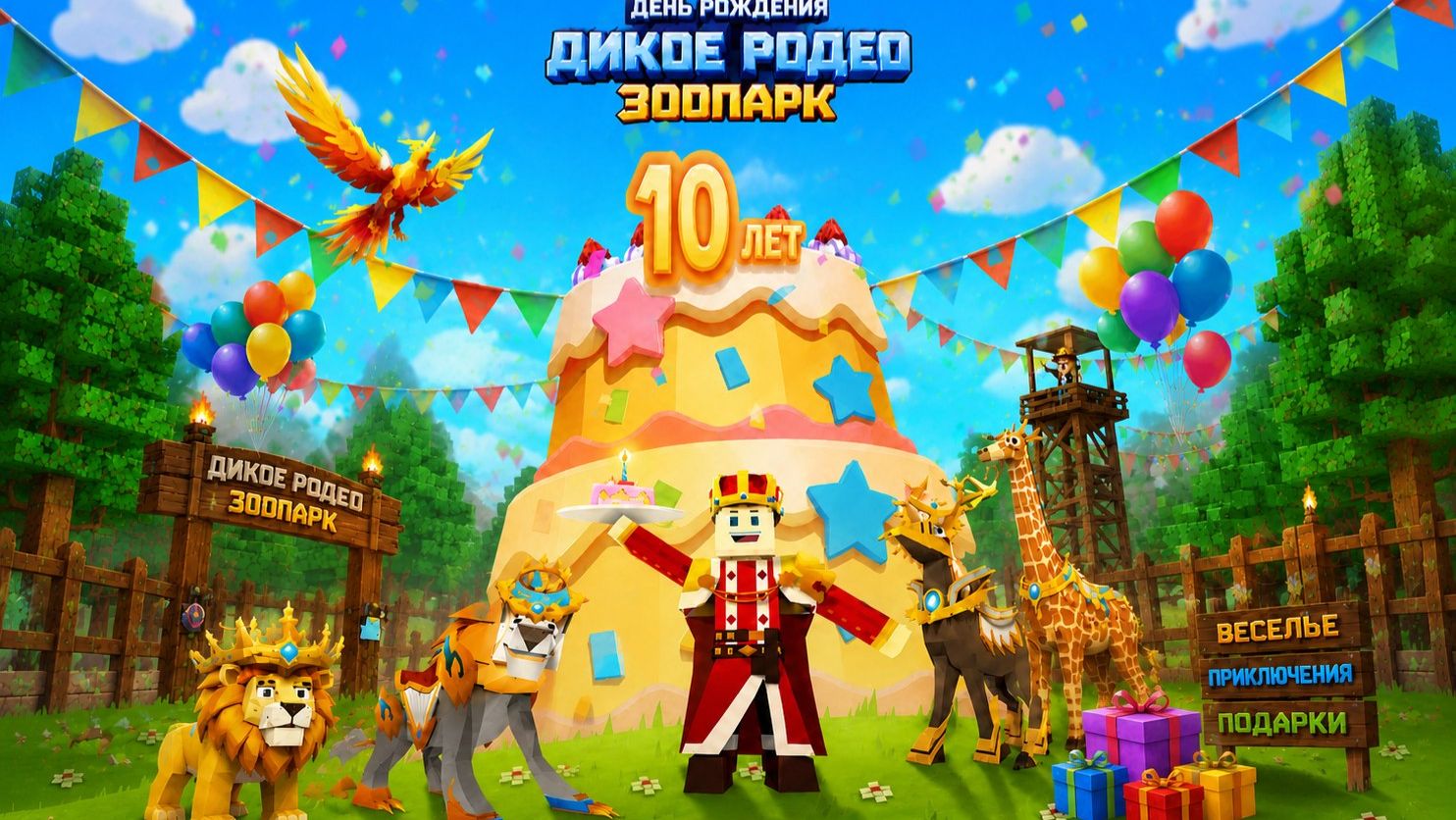ДИКОЕ РОДЕО#3 ДЕНЬ РОЖДЕНИЯ 10 ЛЕТ