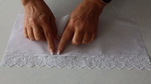 Никто не догадается, где изнанка, а где лицо секрет, как идеально пришить кружево.
