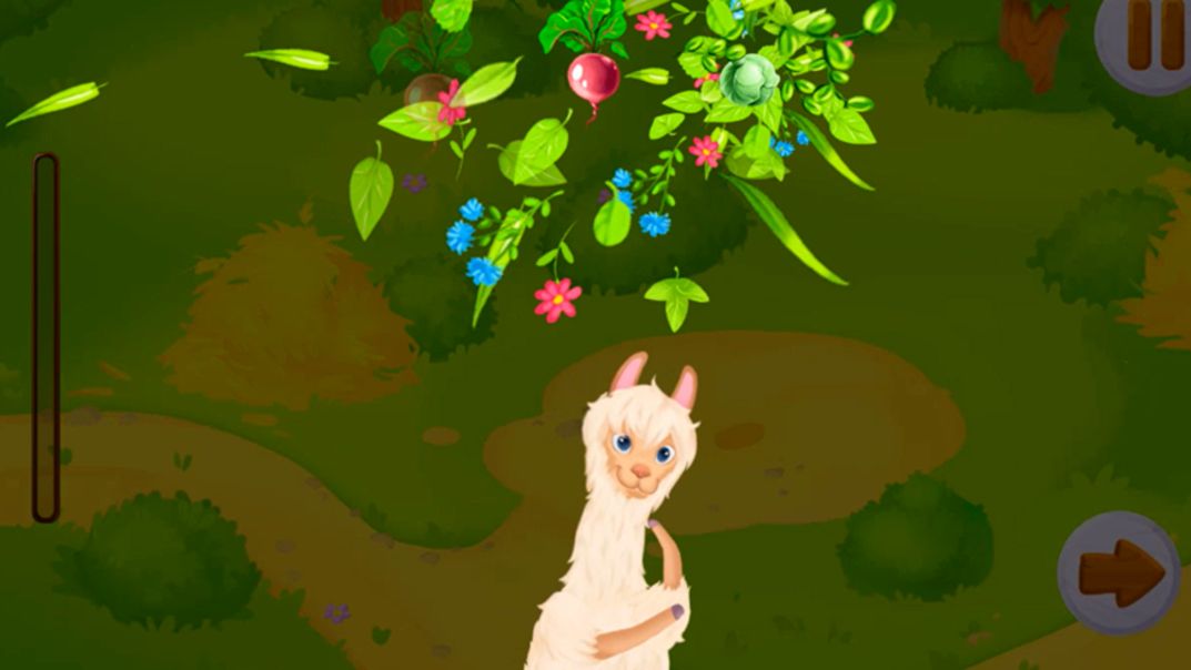 Веселая ферма/Играем с ламой/Играем с животными/Дети изучают животных