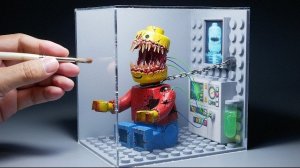Как сделать самую страшную диораму LEGO в лаборатории