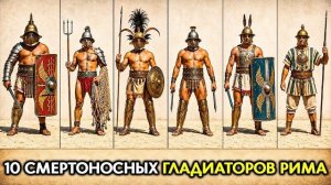 10 смертоносных типов ГЛАДИАТОРОВ которых вырезали из учебников истории