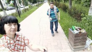 Жизнь после инсульта.Прогулка у речки.