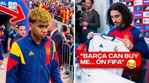 YAMAL IN TROUBLE BEFORE KICKOFF?! CUCURELLA MADE A JOKE ABOUT BARCELONA!