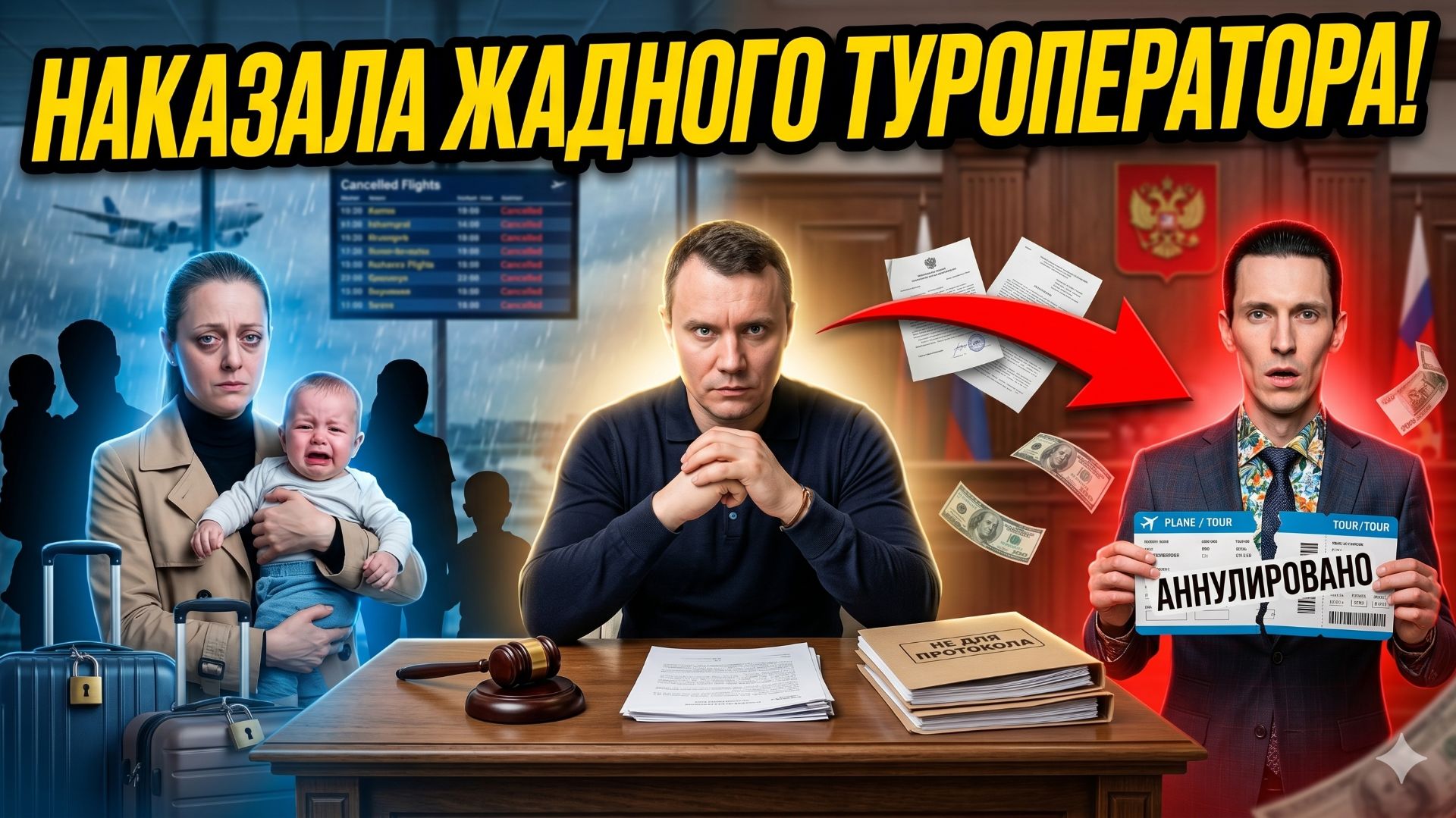УДАР В СПИНУ за 900.000р! Подлый поступок туроператора перед вылето смотреть онлайн