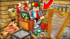 ВСЁ ПОМЕНЯЛОСЬ ВНУТРИ МОЕГО ДОМА ПОКА Я СПАЛ В МАЙНКРАФТ | Компот Minecraft
