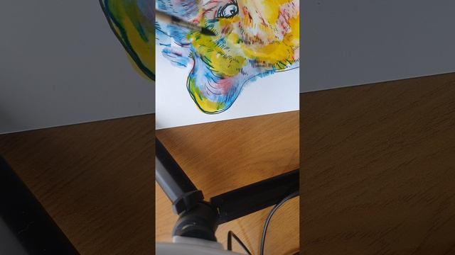 Рисуем акварелью ТИГРА🥰💥👍