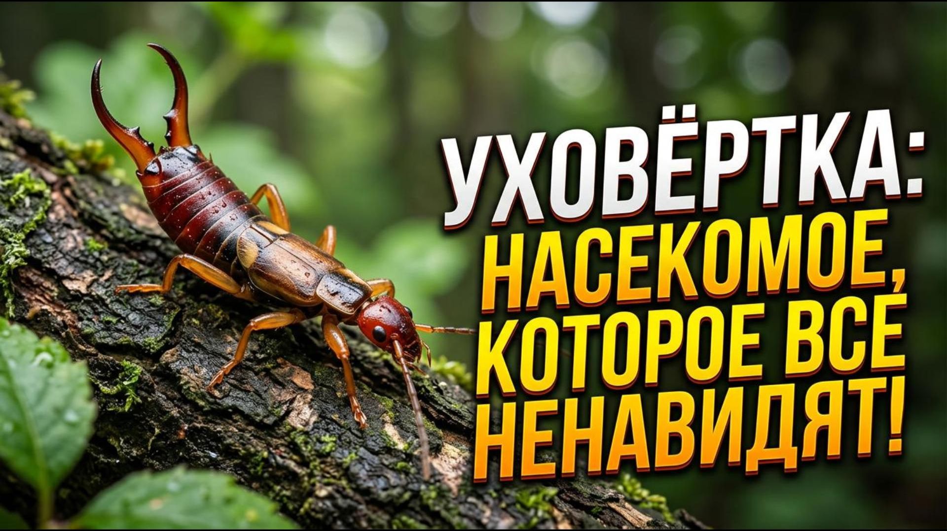 Уховёртка - Насекомое, Которое Все Ненавидят!