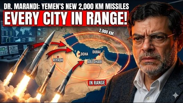 DR MARANDI Yemen's New Ballistic Missiles Reach 2,000 KM — Every Gulf City Is in Range смотреть онлайн