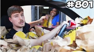 Делаем Заказ в Одном и Том же Автокафе 1000 раз MRBEAST МИСТЕР БИСТ НА РУССКОМ мистер бист