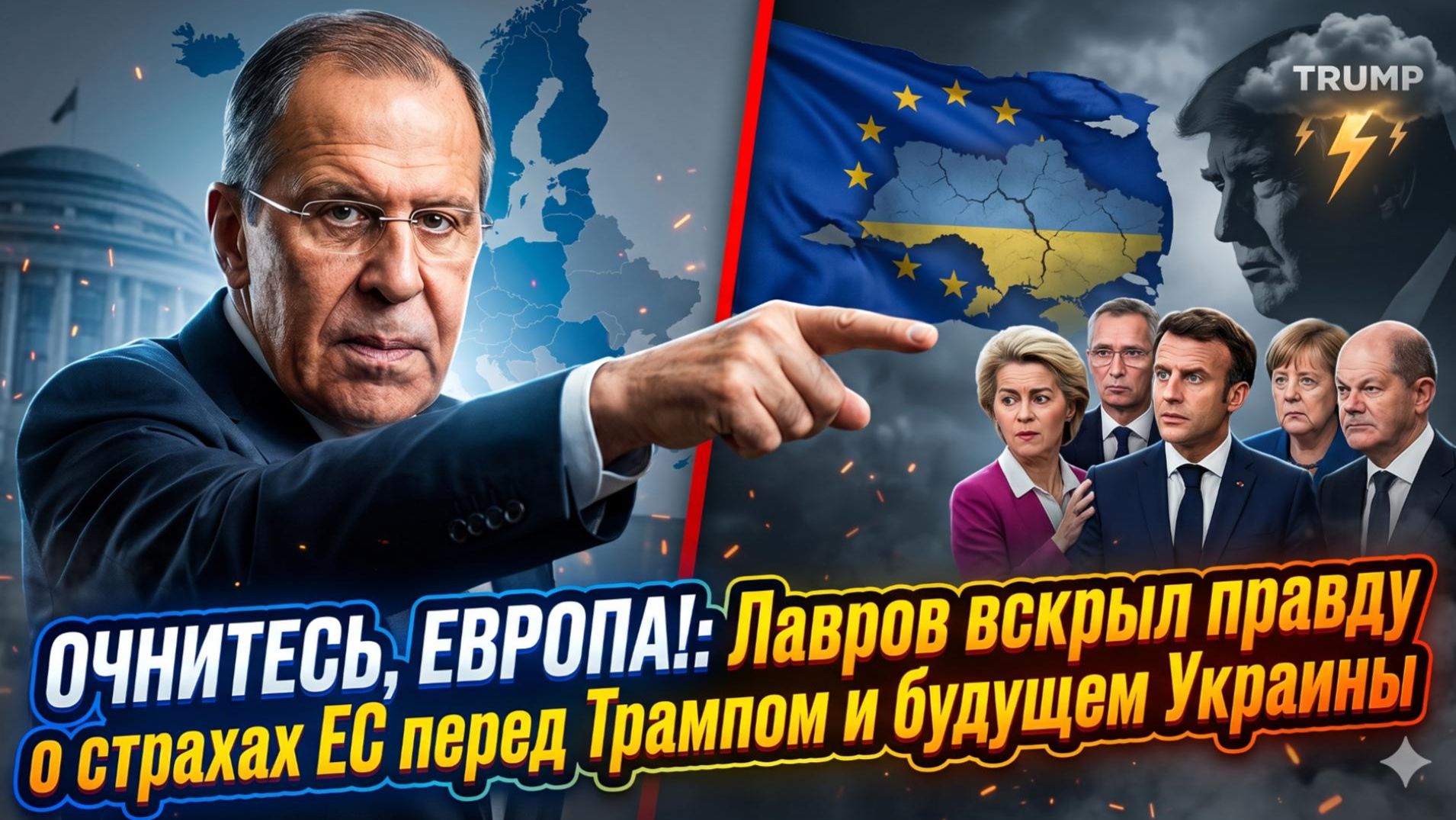 😱Себастиан Сас | "Очнитесь, Европа": Лавров о страхах ЕС перед Трампом и будущем Украины