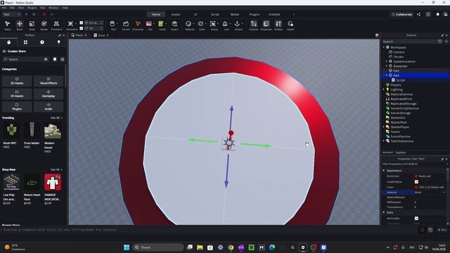 как создать арену в Roblox Studio смотреть онлайн