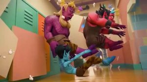 Хантрикс На Игре В Кальмара Kpop Demon Hunters Animation 14