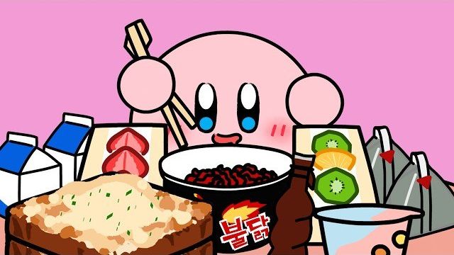 МУКБАНГ КИРБИ: ЕДА ИЗ МАГАЗИНА У ДОМА 🍙😋