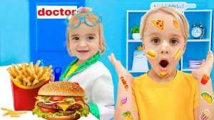 Дети учатся хорошим привычкам и здоровому питанию