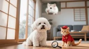 GINGER'S DAILY MEOW - РЫЖИЙ КОТЁНОК СТАЛ МАЛЕНЬКИМ ДЕТЕКТИВОМ🐱