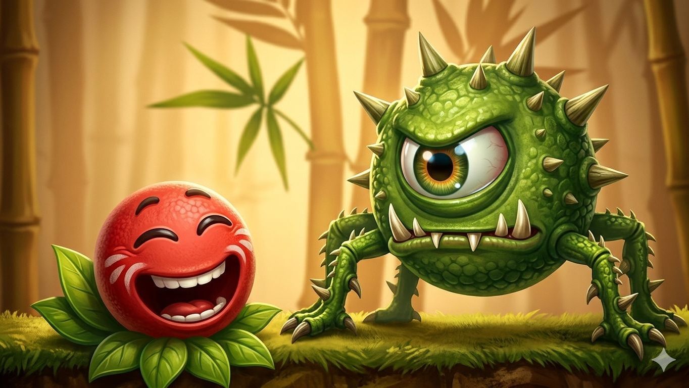 Оригинальный RED BALL 5 🤗  БОСС красный шарик прохождение игры на андроид