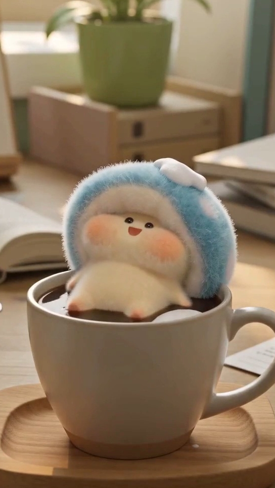 Грибочек ТуТу и его кофейное приключение ☕🍄