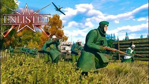 Enlisted. Отступаем но жестко сопротивляемся! Немцы.