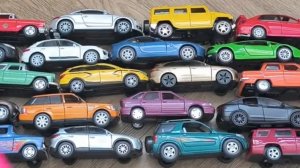 Машинки для детей. Мультик про машинки  Lada, Toyota, Jaguar, Audi, Hummer, Range-Rover,Mazda, Tesla