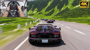 Lamborghini Aventador SVJ VS Hypercars Forza Horizon 6