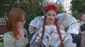 Платья из газет и пластика: в Бийске прошел конкурс «Экомода»