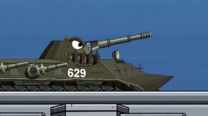 Мультфильмы Про Танки. Гигантская Пила-Бульдозер-Танк Разрушает Все! К просмотру Всем!!! 09