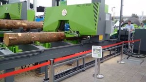 Обзор горизонтальной пилорамы Mebor HTZ 1100 PRO. Презентация лесопильного станка Мебор в работе