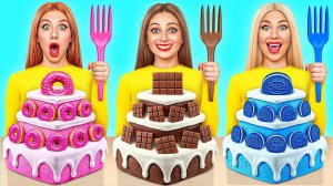 24 Часа Едим Еду Одного Цвета Челлендж # Смешные Cитуации от Super Hyper DO