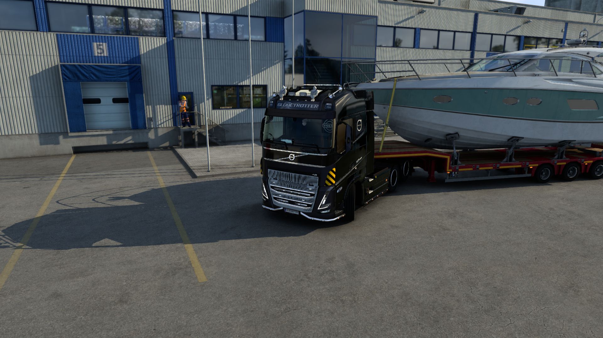 ETS2 Начало карьеры. Рейс Питер-Выборг