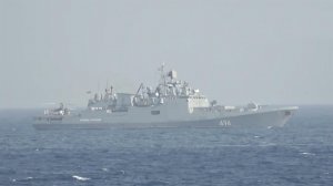 В Минобороны прокомментировали действия экипажа фрегата «Адмирал Григорович»
