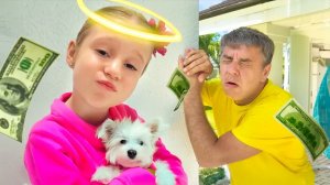 Настя и папа знакомятся с животными в зоопарке. Большой сборник для детей
