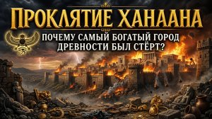 ПРОКЛЯТИЕ ХАНААНА! За какие грехи самый богатый город древности был стёрт с лица земли!