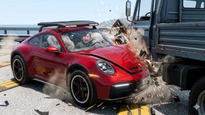 Машины против 100 лежачих полицейских – BeamNG/Drive
