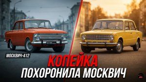 Почему изначально все хотели Москвич-412, а не ВАЗ-2101, но быстро поменяли мнение?