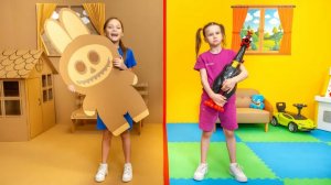Стефи и Челлендж Картонные или Цветные Игрушки